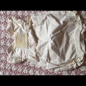 Janie and jack smocked yellow romper